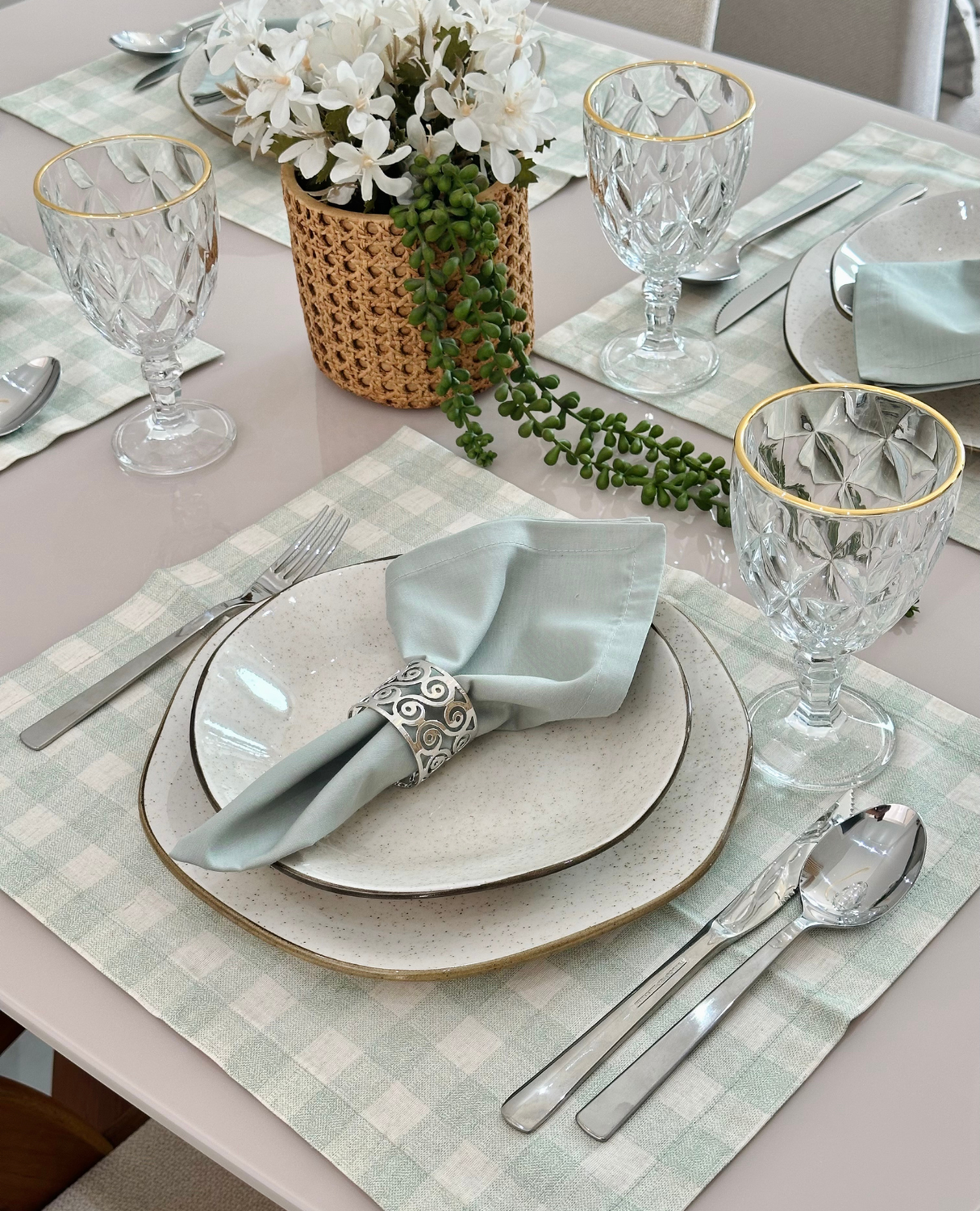 Jogo de Mesa Americano 6 peças