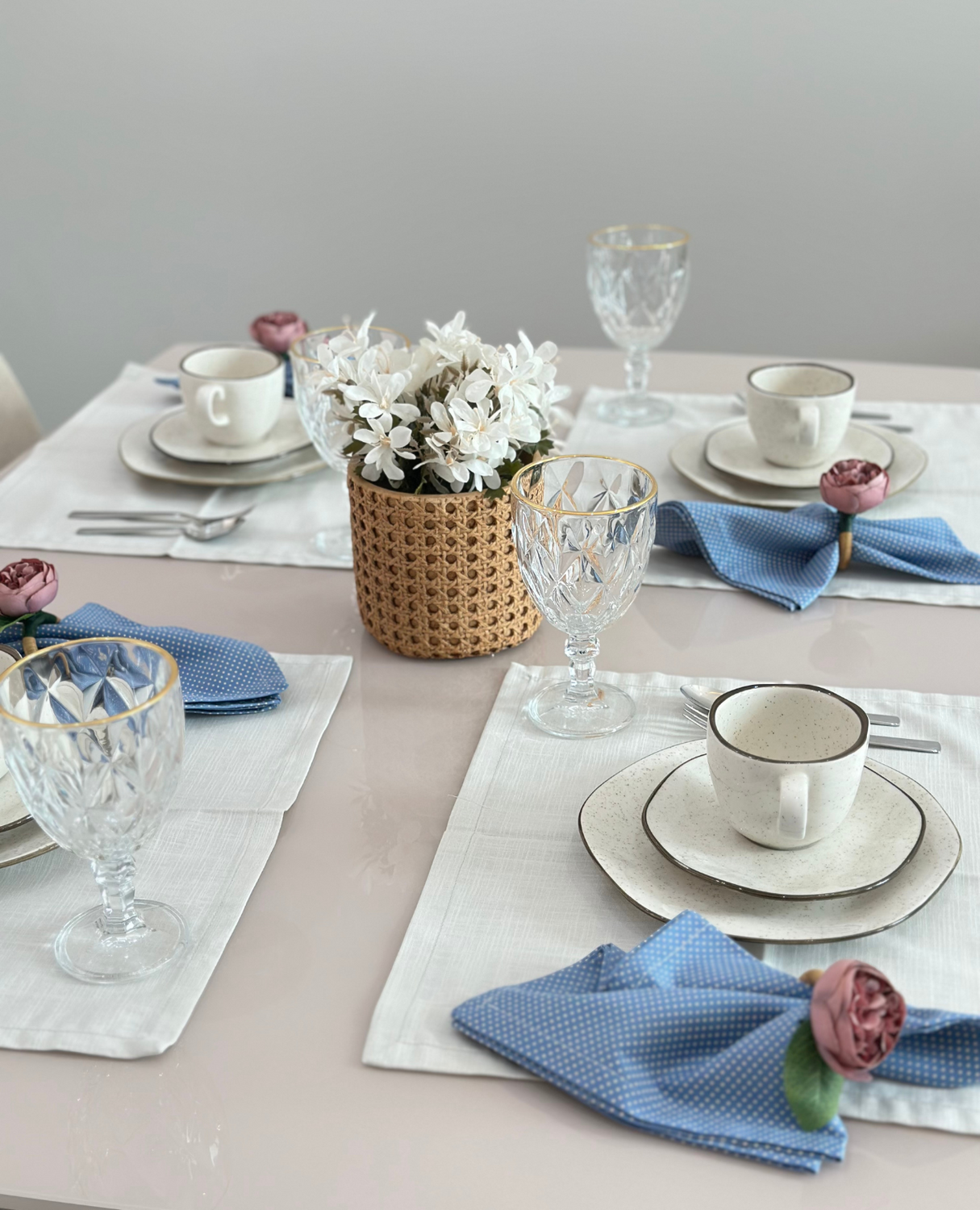 Jogo de Mesa Americano 6 peças