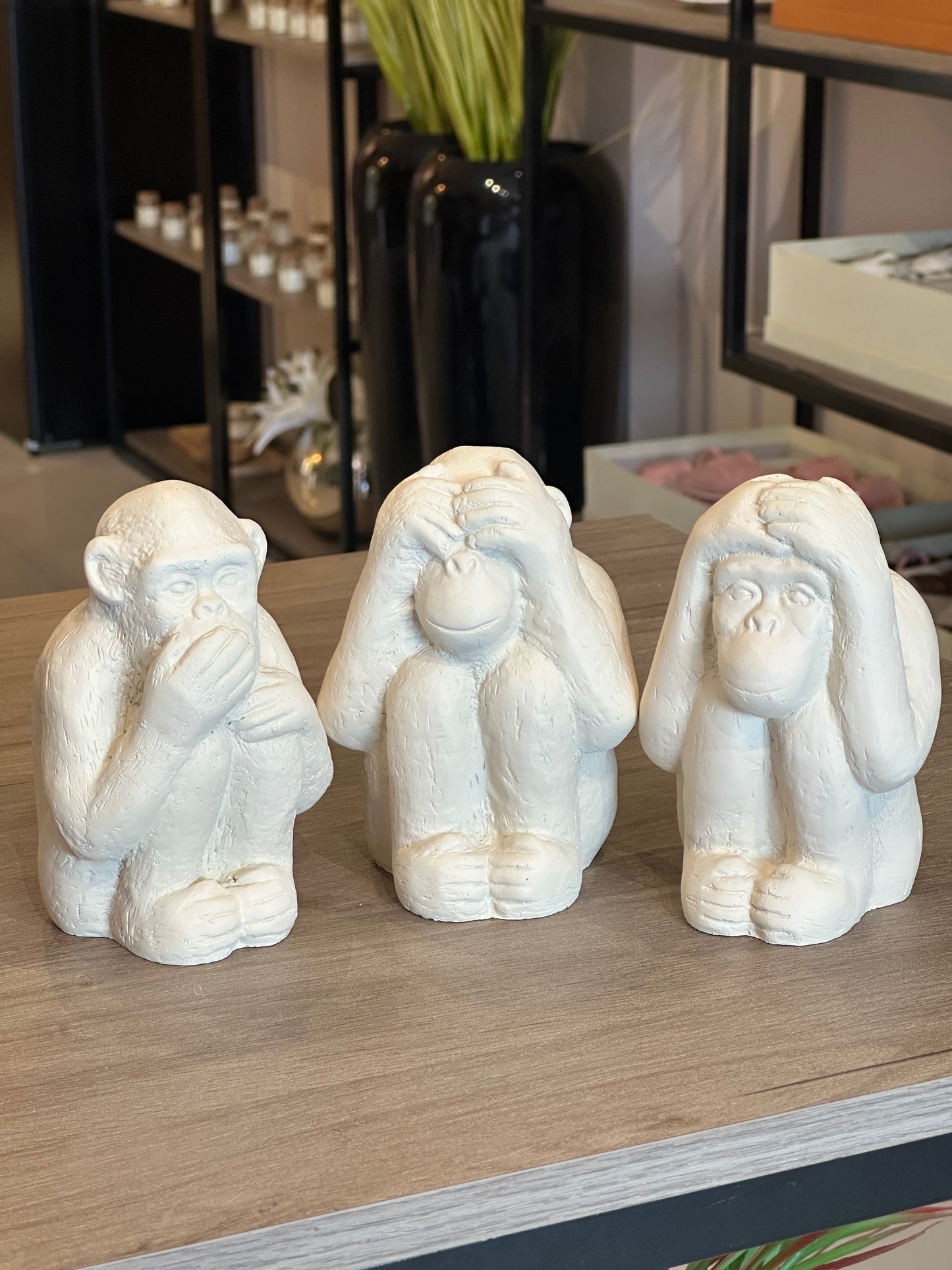 Escultura Macacos Sábios