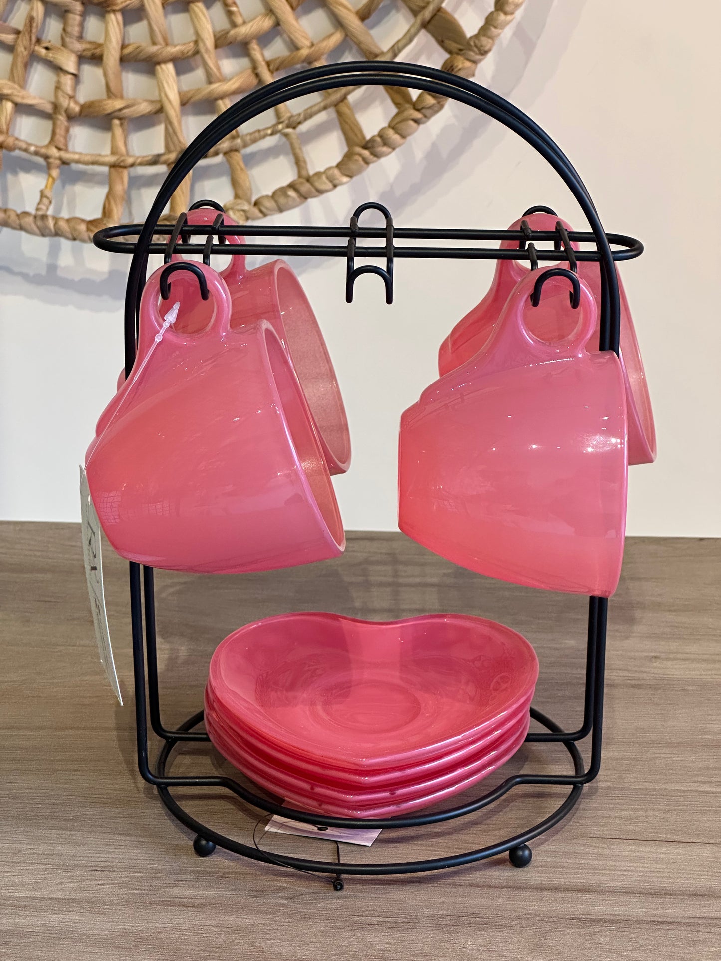 Jogo de Xícaras Doce Rosé