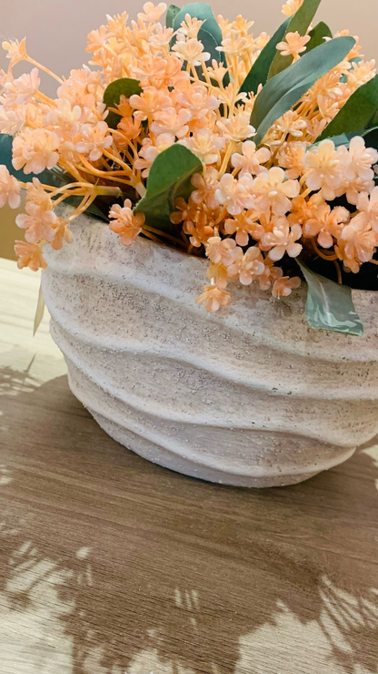 Cachepot Flor Nude Outono