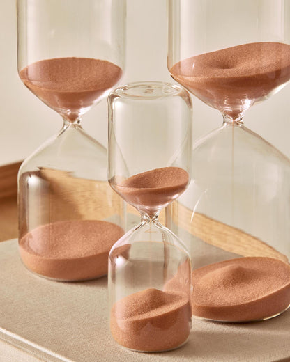 Ampulheta Areia Rosa