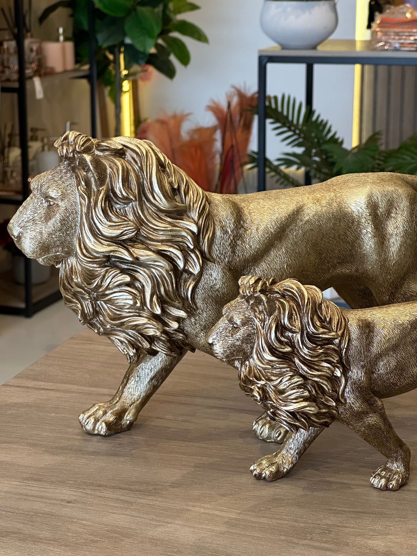 Escultura Leão em Polirresina