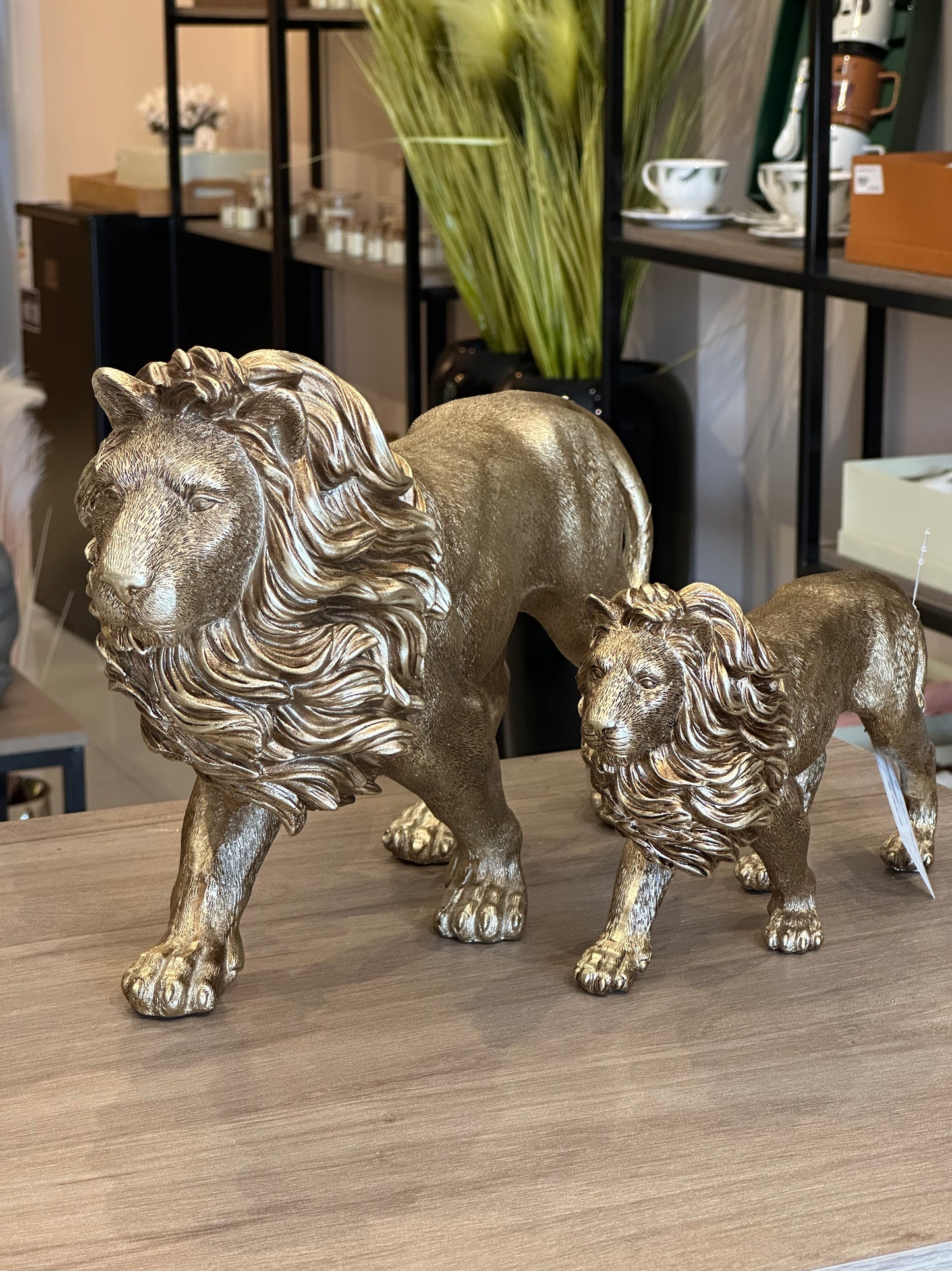 Escultura Leão em Polirresina