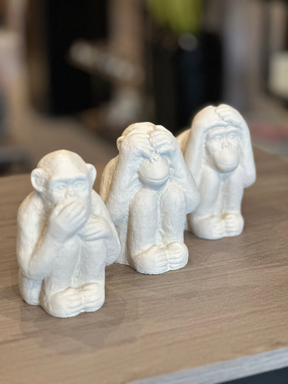 Escultura Macacos Sábios