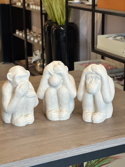 Escultura Macacos Sábios