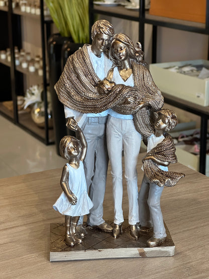 Escultura Família em Polirresina