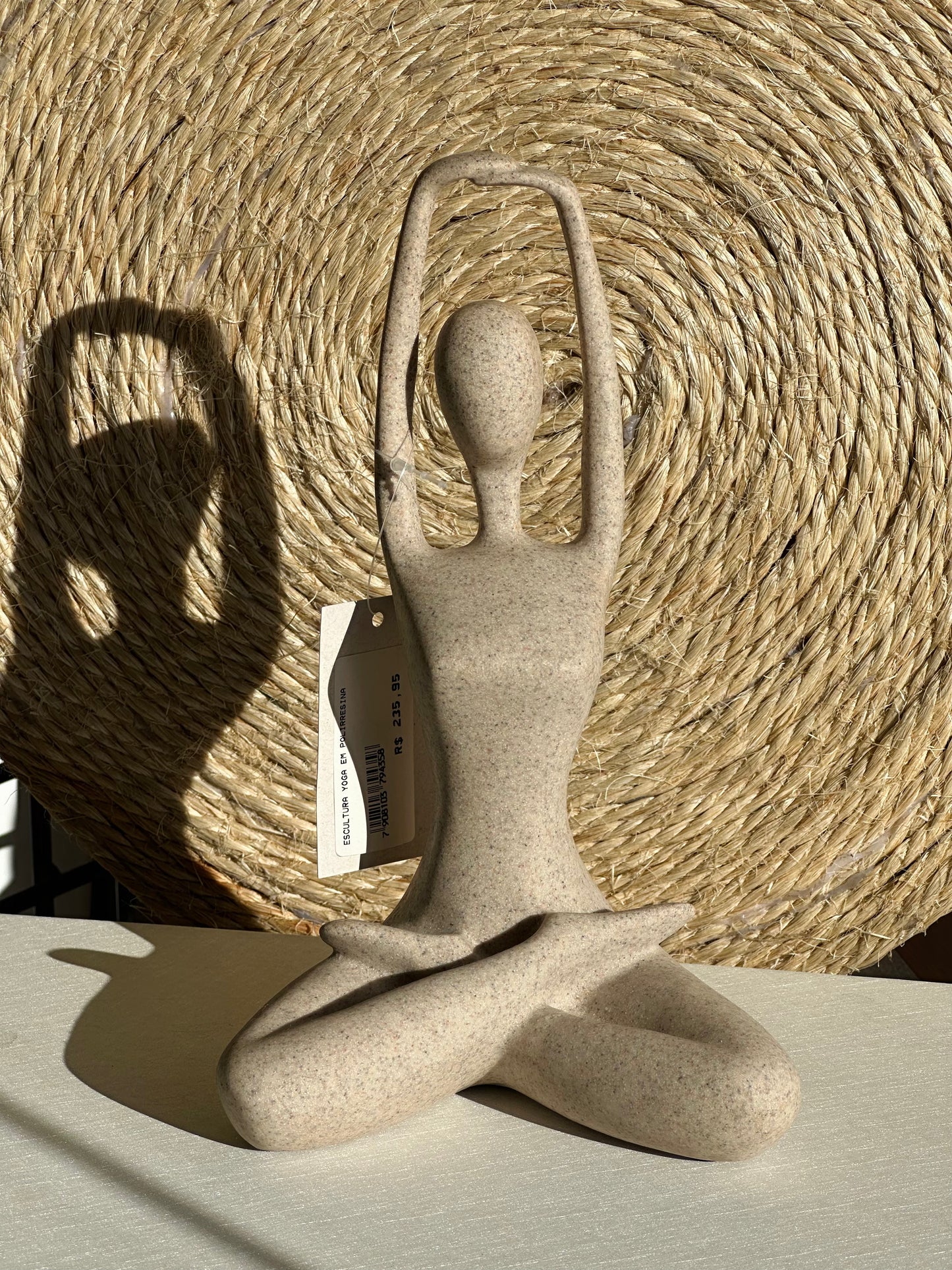 Escultura Yoga Em Polirresina