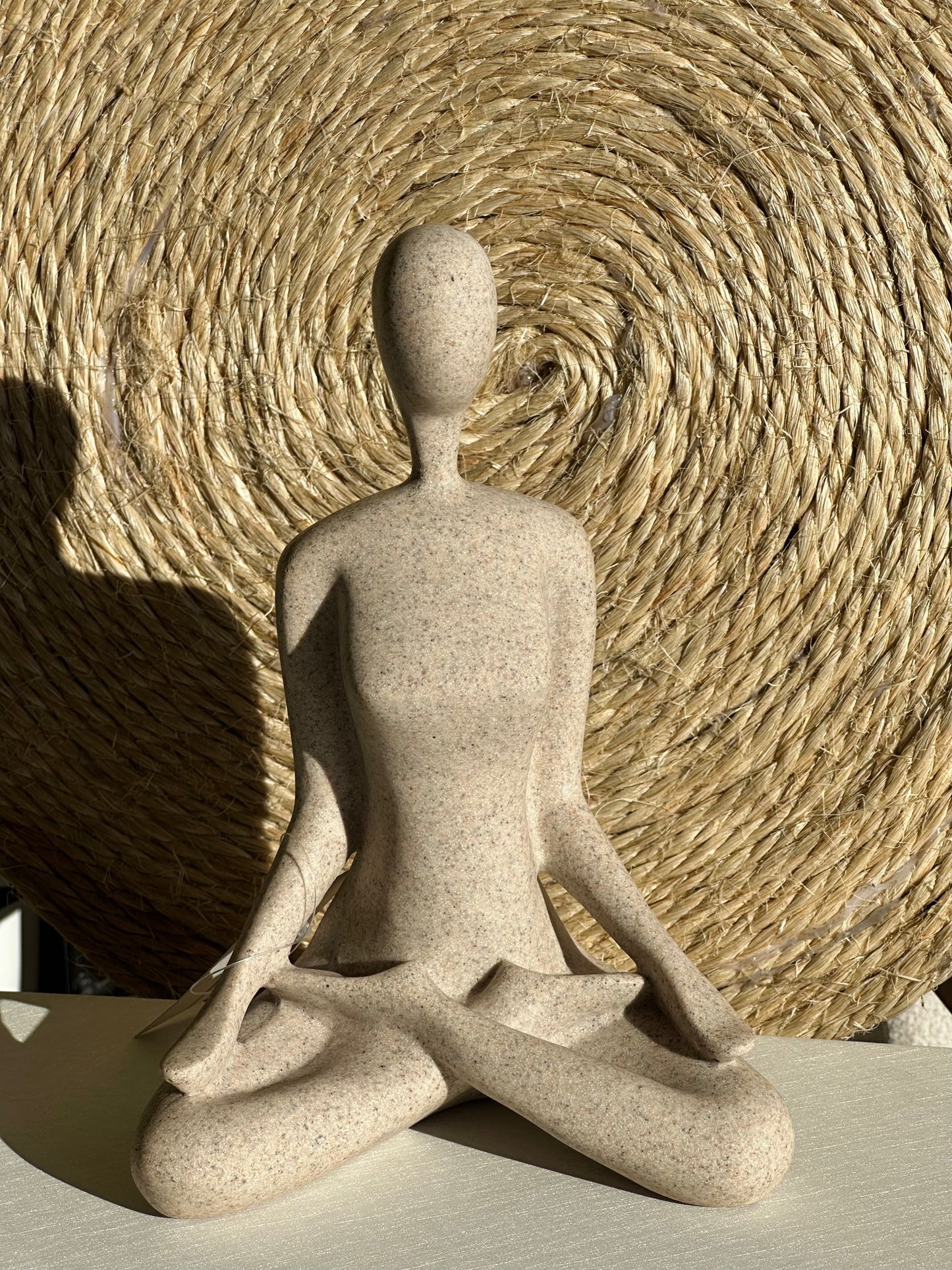 Escultura Yoga Em Polirresina