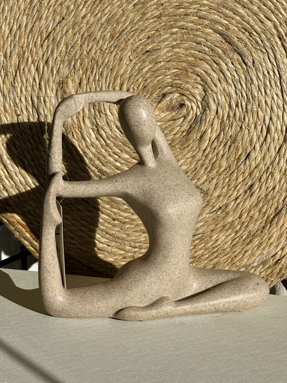 Escultura Yoga Em Polirresina