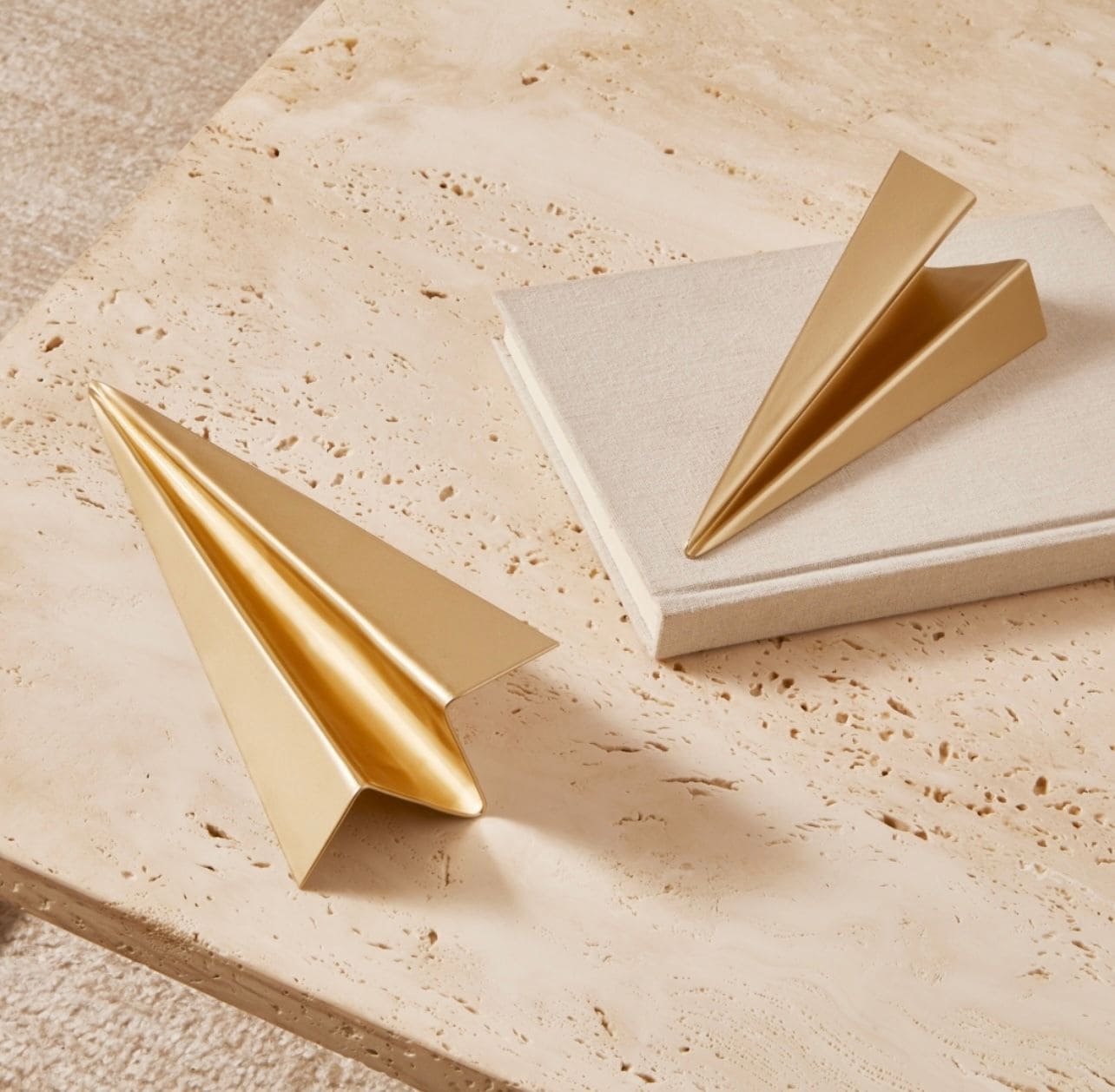 Escultura Avião em Metal